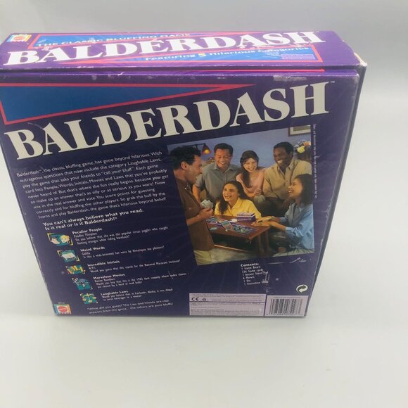 Balberdash mattel game age 12+ 2 or more players classic bluffing game READ - Picture 7 of 12